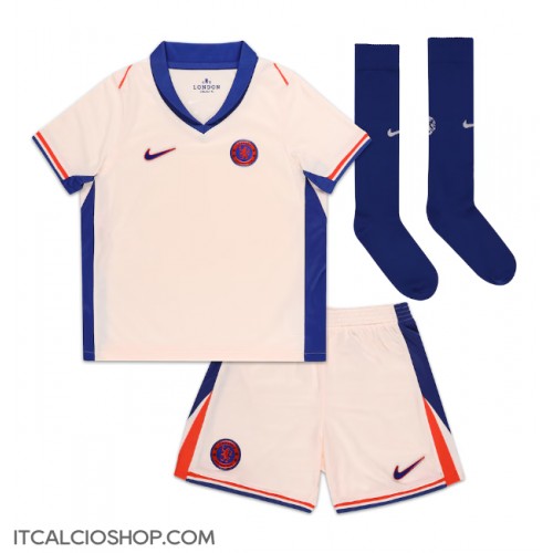 Chelsea Benoit Badiashile #5 Seconda Maglia Bambino 2024-25 Manica Corta (+ Pantaloni corti)